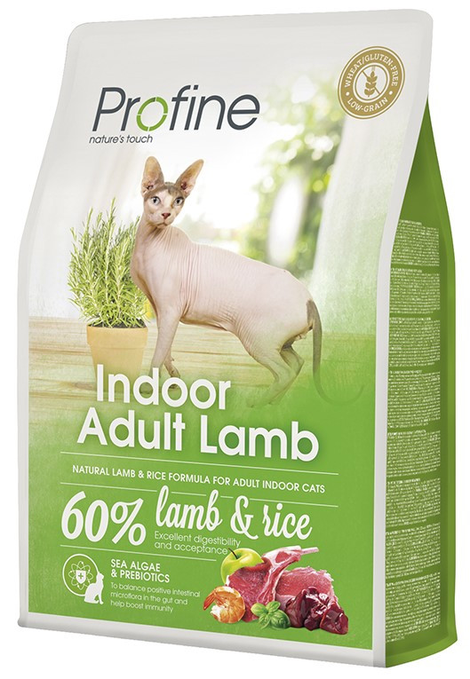 Profine kattenvoer Indoor Adult Lamb 2 kg